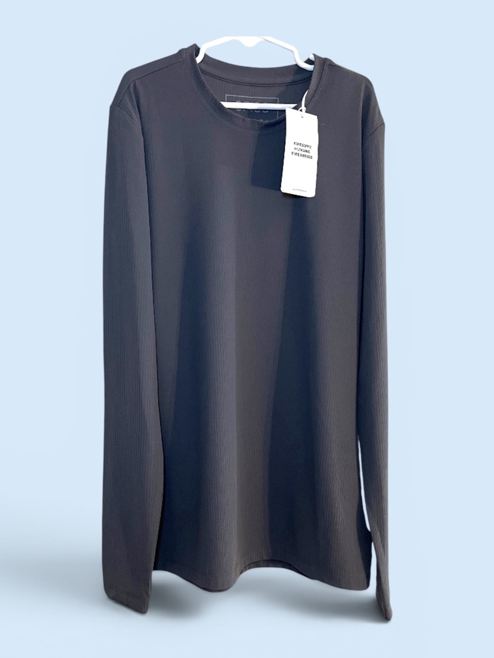 Figs Palmer Ribbed Charcoal Underscrub Size XXS New with Tags